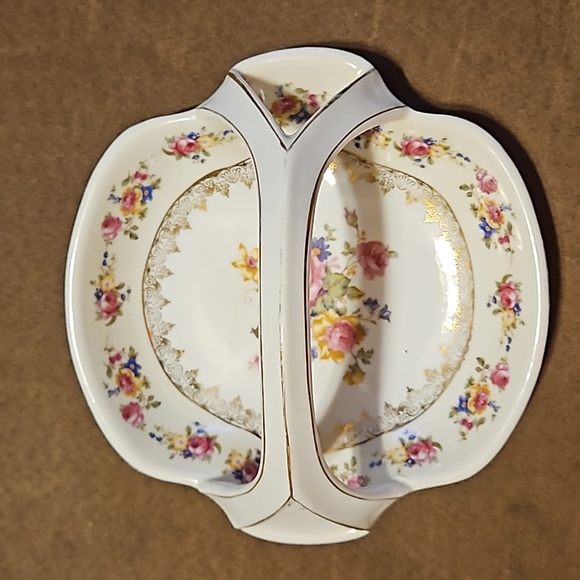 Vintage gold castle bowl - Picture 4 of 4